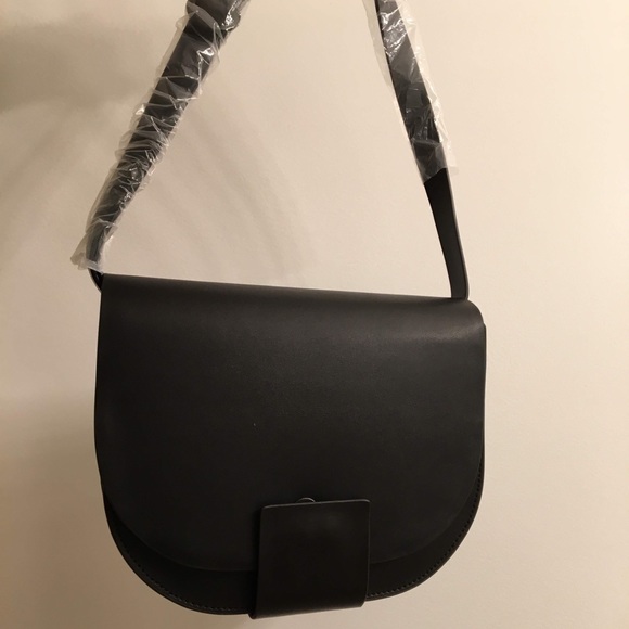 🔮2 for $100🔮NEW black vegan leather crossbody - Picture 3 of 4